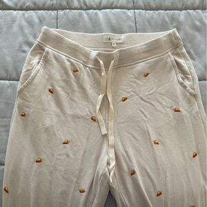 Lou & Grey LOFT Pumpkin Pie Embroidered Pajama Pants